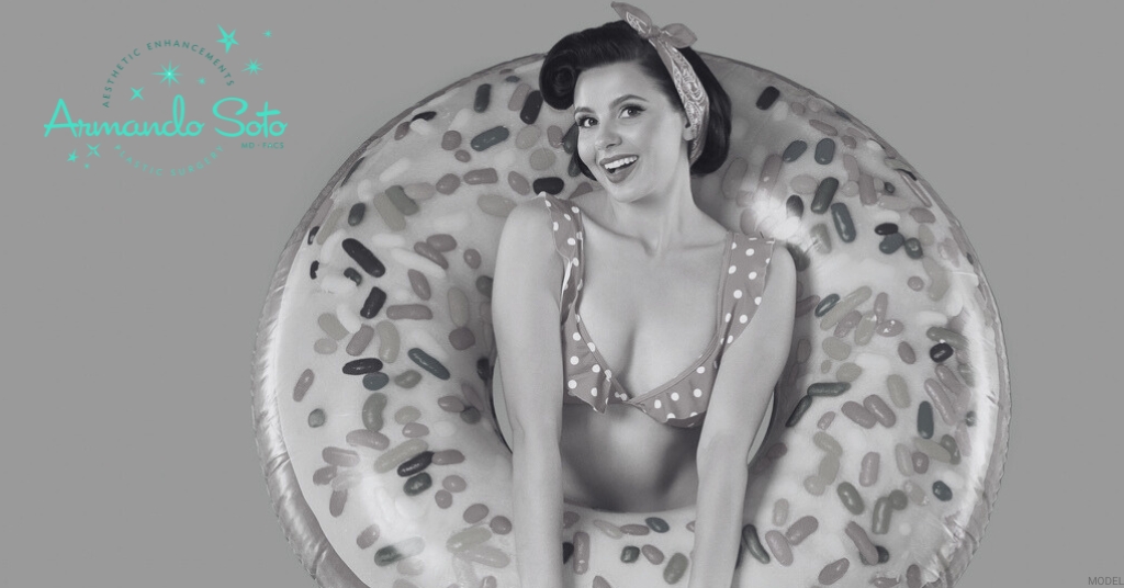 Woman in a bathing suit (MODEL)