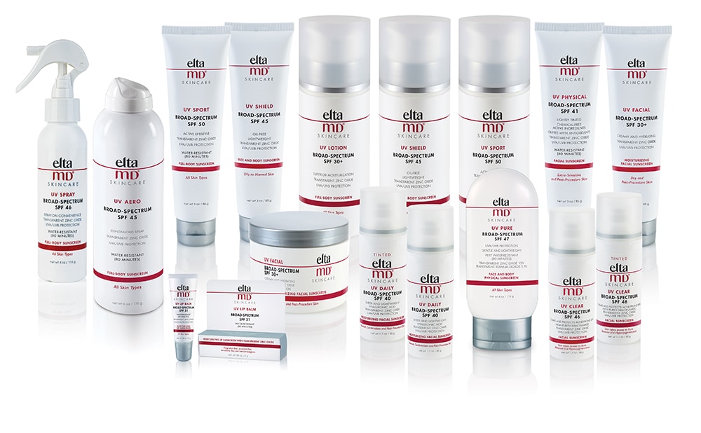 Elta MD skincare product line